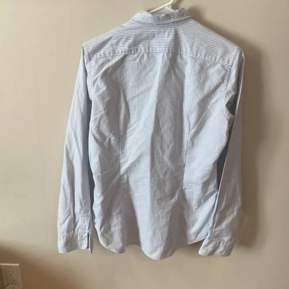 Woman’s Ralph Lauren Blue Striped Shirt - Picture 5 of 5